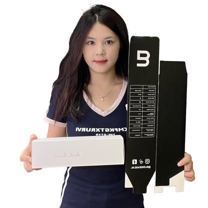 Large size black and white product packaging box