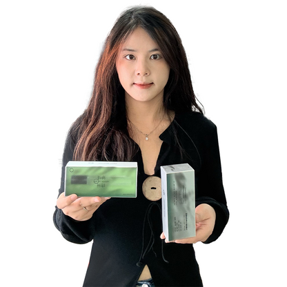 Long transparent frosted pull-out box