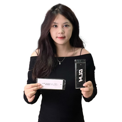 GLM multi-material packaging with a hang tag