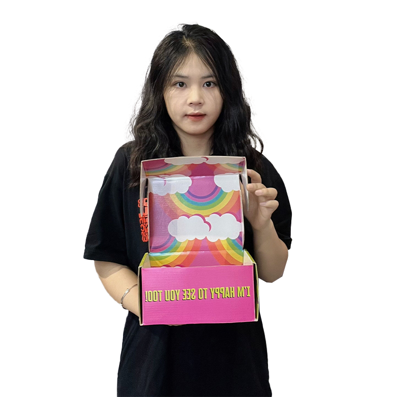 Pink tote bag box set
