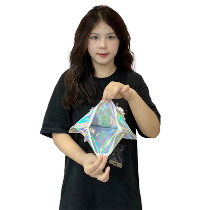 Laser zipper bag