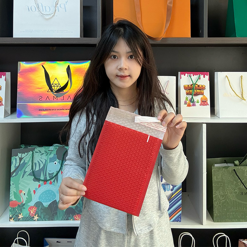 Red Express Bubble Bag