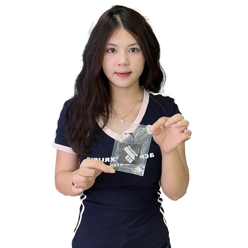 Transparent bag hangtag aromatherapy tablets