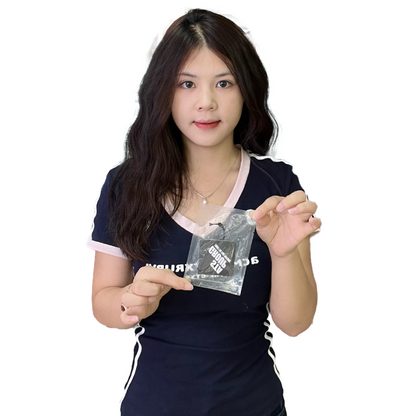Transparent bag hangtag aromatherapy tablets