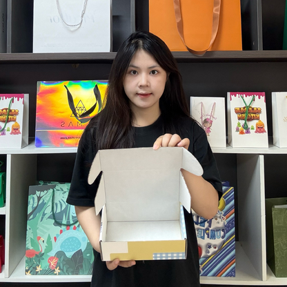 Long color printed corrugated airplane box