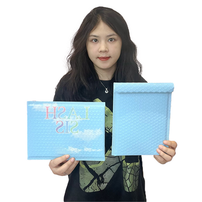 Blue co-extrusion film express bubble bag