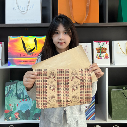 Hamburger food wrapping paper