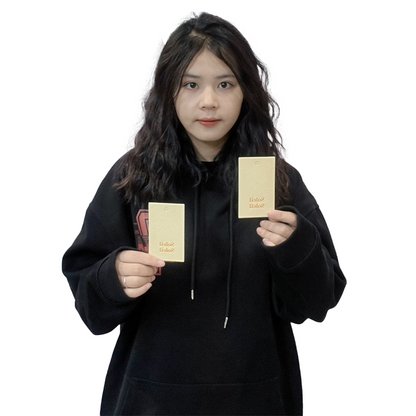 Off-white pattern embossed hangtag