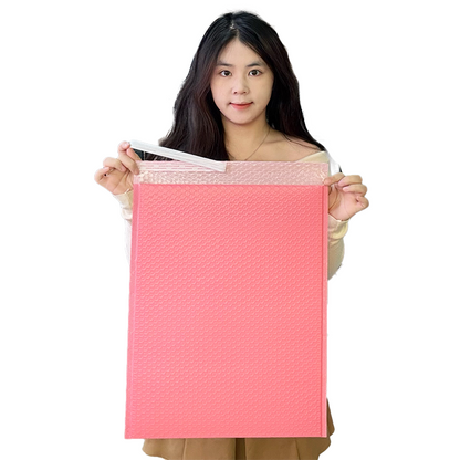 Large size pink express bubble bag