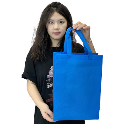 Blue Multi-style Non-woven Tote Bag