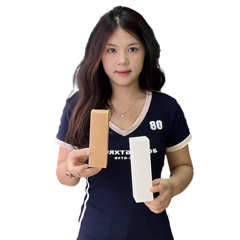 White card, brown kraft paper small color box product packaging box