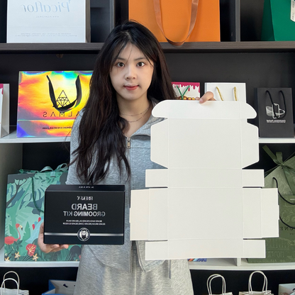 Black small size airplane box