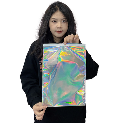 Laser plastic express packaging bag