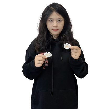Special cloud shape hangtag