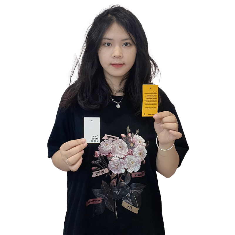 Yellow long tag