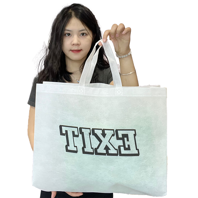 White large size non-woven tote bag