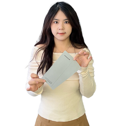 Gray long card