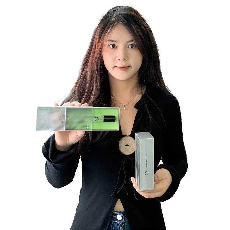 Long transparent frosted pull-out box