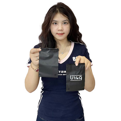 Small size black ziplock bag