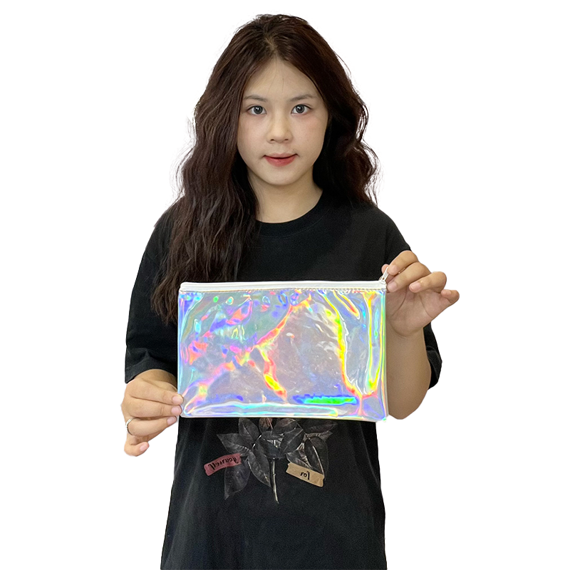 Laser zipper bag